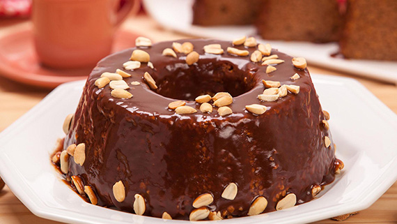 Receita Bolo Pé de Moça
