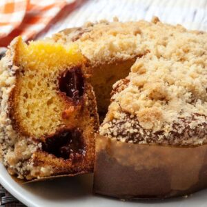 Receita Cake de Fubá com Goiabada Cremosa